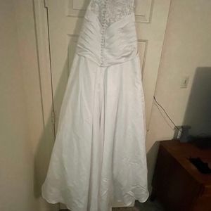 Wedding dress and slip